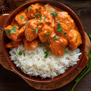 Chciken Curry Over Rice