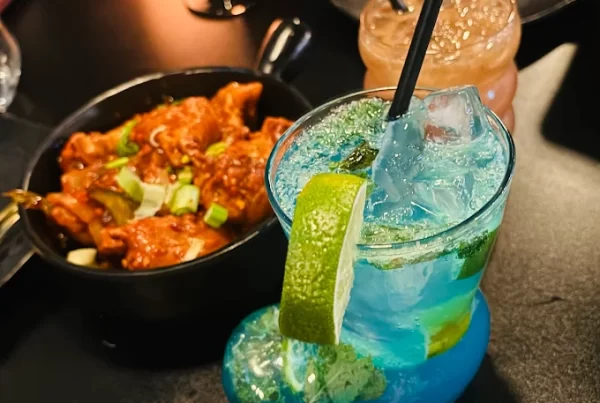 Enjoying Butter chicken and Masala Mojito at barshala which is one of the top bars in hamilton