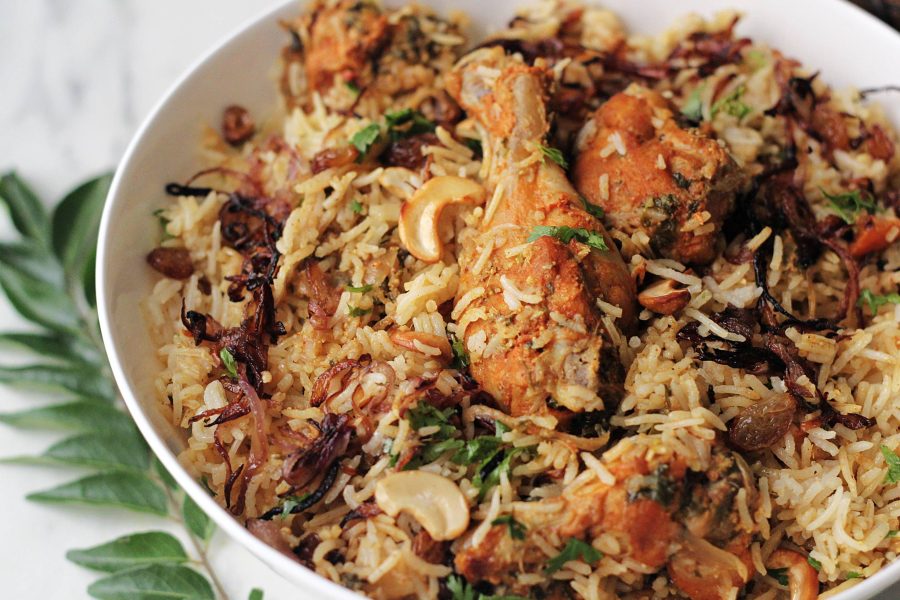 Barshala is serving the best chicken biryani in hamilton.