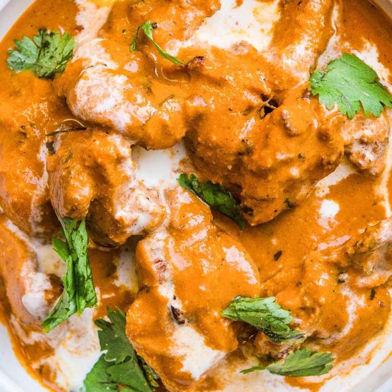 Best Butter Chicken in Hamilton served by barshala looking delicious and full of flavors.