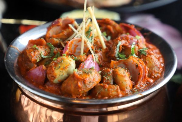 Barshala offering delicious mushroom do pyaza in hamilton.
