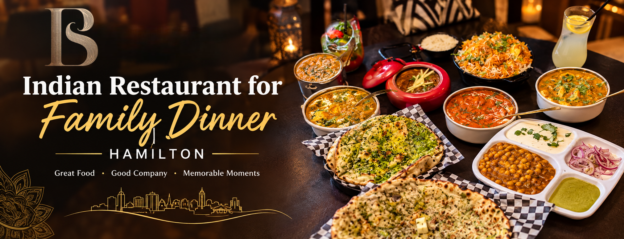Indian Restaurant for Family Dinner Hamilton